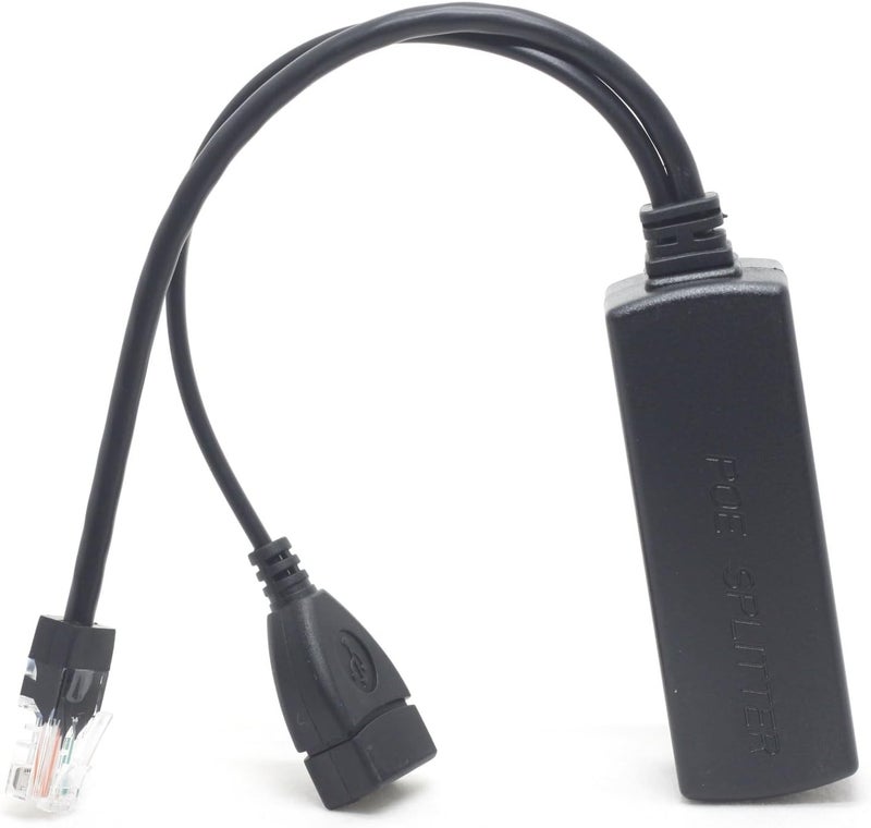 DSLRKIT Active PoE Splitter 48V to 5V 2.4A USB Type A Female 802.3af Power Over Ethernet - Image 5